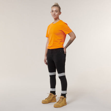 Hard Yakka 4 Pack Womens Taped Stretch Demin Reflective Jeggings Y08302-KarWorkwear