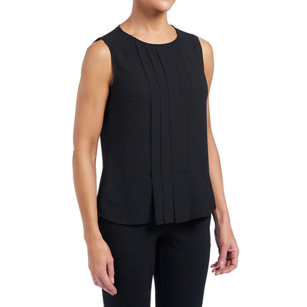 NNT Womens 4 Pack Sleeveles Pleat Front Silhouette Lightweight Blouse CATU5Q-KarWorkwear