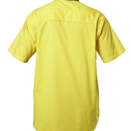 Hard Yakka Koolgear Shirt Hi-Vis Short Sleeve Vented Safety Work Y07559-KarWorkwear