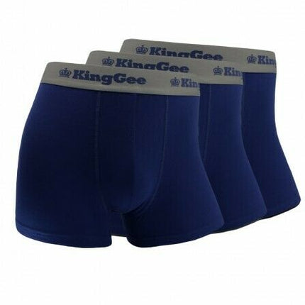 KingGee Mens Bamboo Work Trunk 3 Pack Superior Jocks Comfort Breathable K19005-KarWorkwear