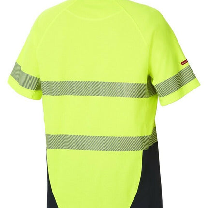Hard Yakka Koolgear Hi-Vis Short Sleeve Polo Light 2 Tone Work Shirt Y11383-KarWorkwear