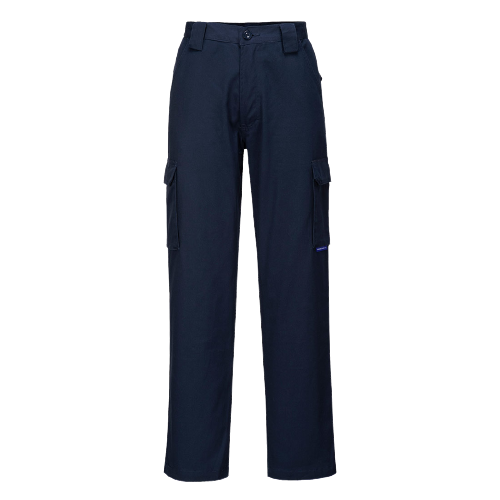 Portwest Flame Resistant Cargo Pants 100% Cotton Cargo Pant Comfortable MW700-KarWorkwear