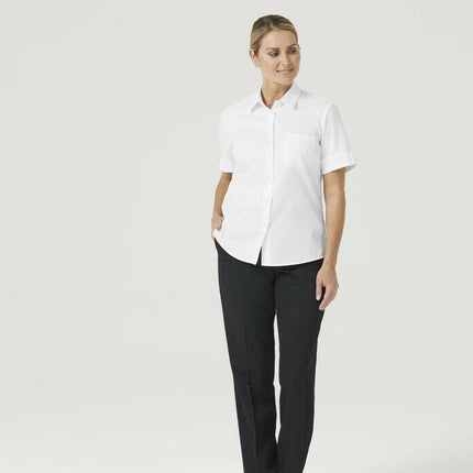 NNT Womens Business Stretch Twill Short Sleeve Formal Shirt Comfy Classic CATUHM-KarWorkwear