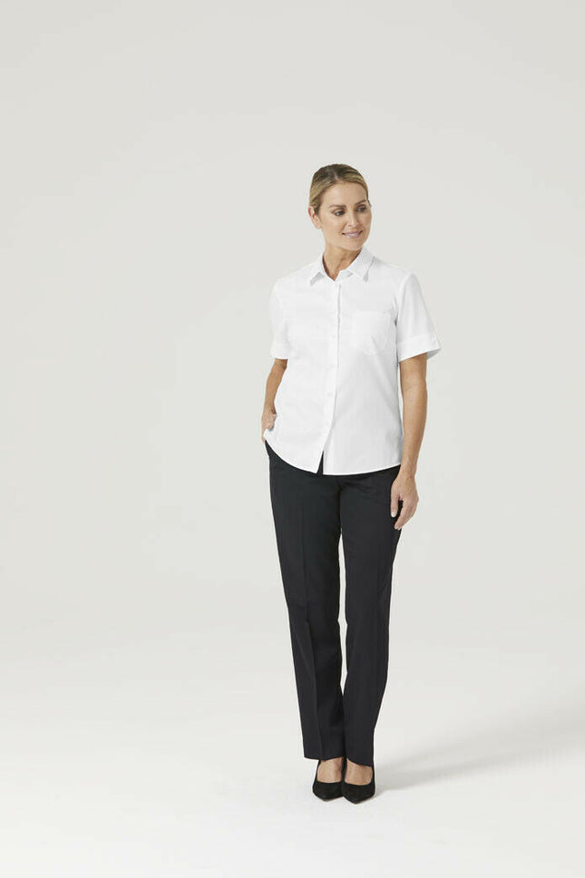 NNT Womens Business Stretch Twill Short Sleeve Formal Shirt Comfy Classic CATUHM-KarWorkwear