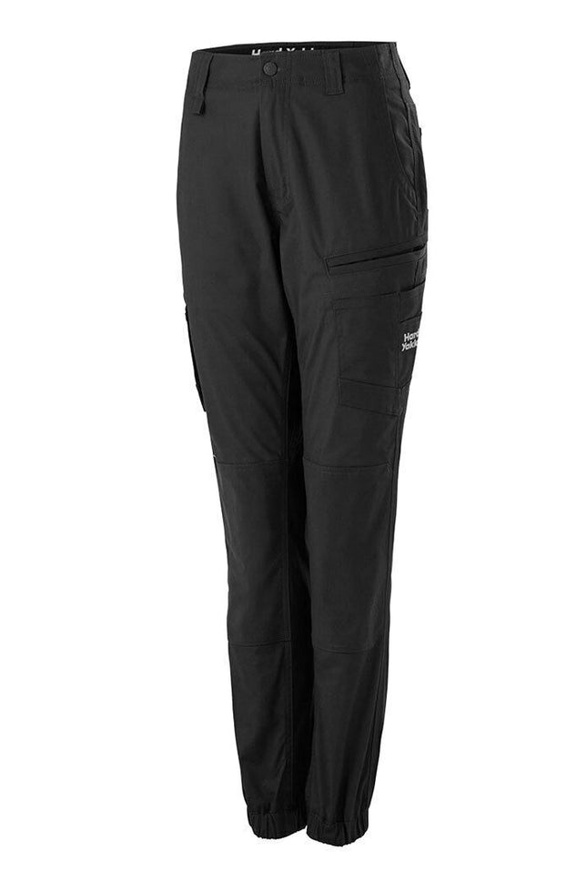 Hard Yakka Womens Raptor Cuff Long Pants Stretch Tough Work Safety Comfy Y08382-KarWorkwear