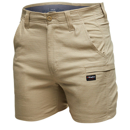 KingGee Mens Workcool Pro Short Shorts Comfort Waistband Stretch Ripstop K17008-KarWorkwear