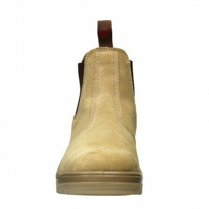KingGee Mens Flinders Suede Work Boots Steel Safety Cap Heat Resistant K25180-KarWorkwear
