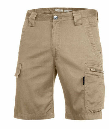 KingGee Mens Tradie Summer Cargo Shorts Narrow Fit Comfy Cotton Workwear K17340-KarWorkwear