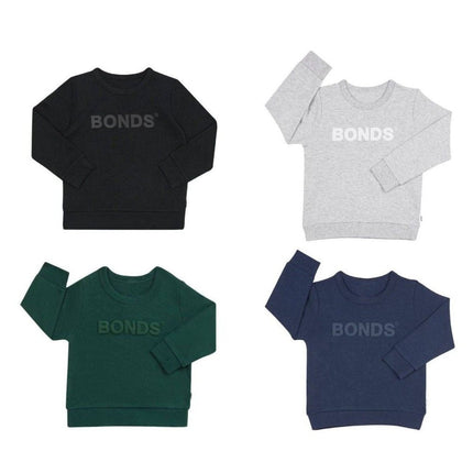 Bonds Kids Tech Sweats Pullover Super Soft Knitted Warm Cotton Poly Blend KVQTK-KarWorkwear