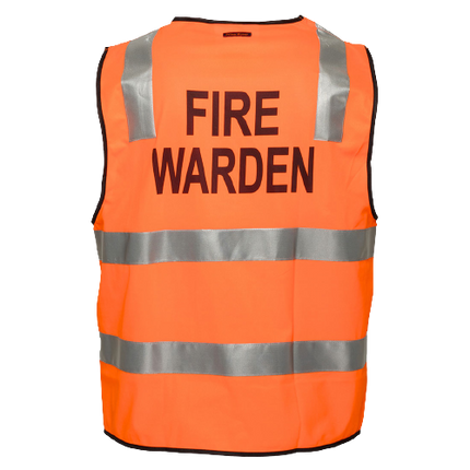 Portwest Fire Warden Zip Vest D/N 2 Tone Reflective Tape Work Safety MZ104-KarWorkwear
