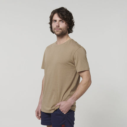 Hard Yakka Mens Cotton Breathable Crew Neck Short Sleeve Core Tee Y19251-KarWorkwear