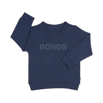 Bonds Kids Tech Sweats Pullover Soft Knitted Warm Cotton Poly Blend 3 Pack KVQTK-KarWorkwear