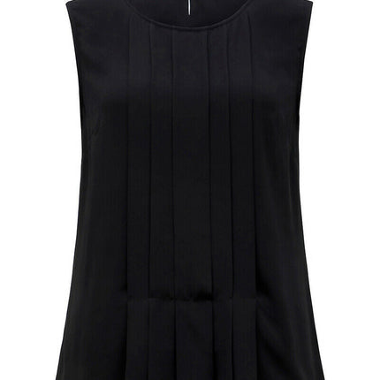 NNT Womens Sleeveless Blouse Soft Georgette Classic Fit Round Neck CATU5Q-KarWorkwear