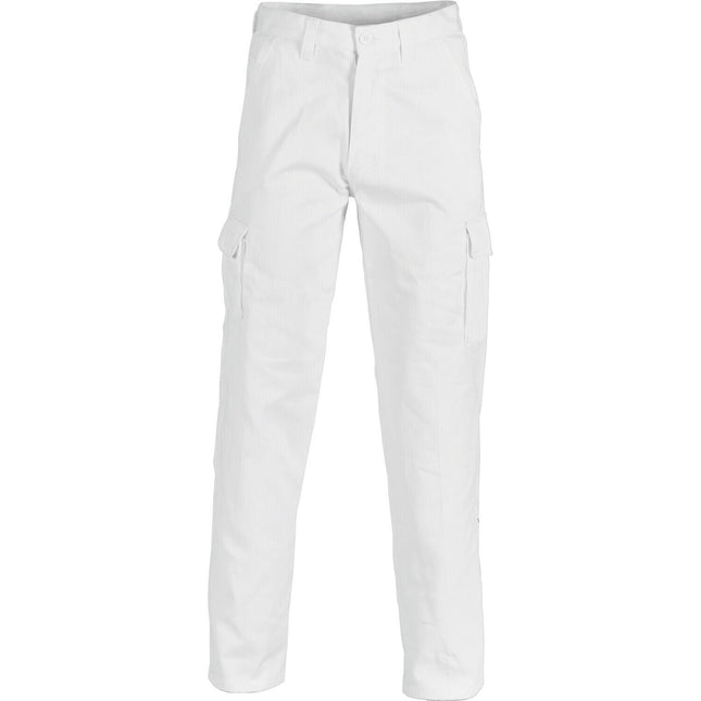 DNC Workwear Mens Cotton Drill Cargo Pants Comfortable Tough Pant Work 3312-KarWorkwear
