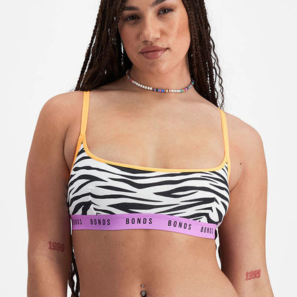 Bonds Womens Icons Scoop Crop Support Coverage and Confident Bra 3 Pack YWN8-KarWorkwear