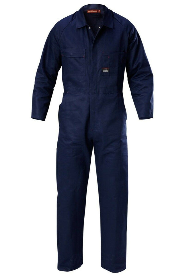 Mens Hard Yakka Mid Weight Coverall Cotton Drill Overall Work Safe Tough Y00010-KarWorkwear