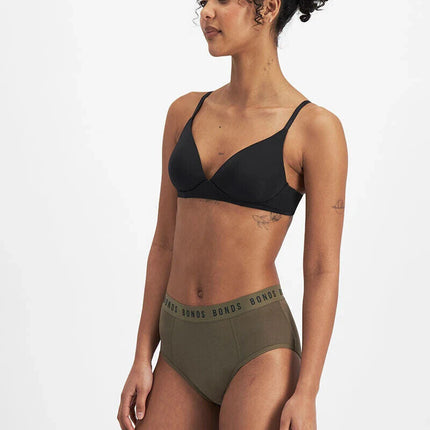 Bonds Womens Bloody Comfy Period Full Brief Heavy Absorbent Undies WTGLA-KarWorkwear