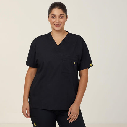 NNT Unisex Wonderwink 4 Pack Origins Pocket V Neck Scrub Top Alpha CATRE4-KarWorkwear