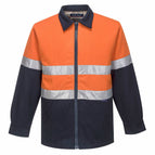 S / Orange/Navy