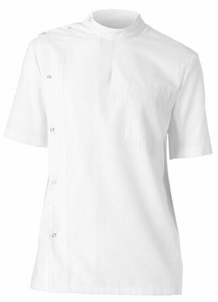 NNT Unisex Adults Neatron Stud Front Jacket Chef White Classic Fit Work CATP2H-KarWorkwear