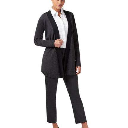 NNT Womens Pure Wool Knit Long Lined Jacket Formal Body Warmer Business CAT5B2-KarWorkwear