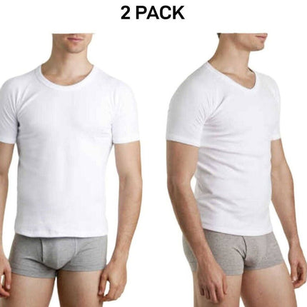 Bonds Mens Genuine Raglan Crew Neck Perfect Tee Close Body Fit 2 Pack M9372W-KarWorkwear