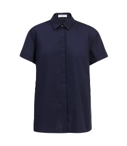 NNT Womens Maternity Shirt Relaxed Fit Slimline Collar Short Sleeve CATU95-KarWorkwear