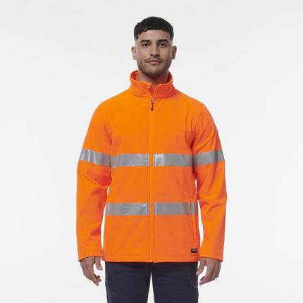 KingGee Mens Reflective Softshell Water Resistant Safety Work Jacket K55039-KarWorkwear