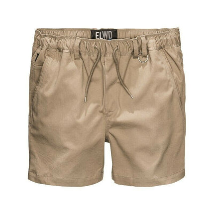 Elwood Mens Elastic Basic Short Summer Stretch Comfortable Workwear EWD204-KarWorkwear