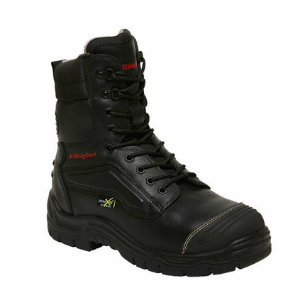 KingGee Mens Phoenix 8Z High Side Zip Boots Work Safety Tough Toe Comfy K27850-KarWorkwear