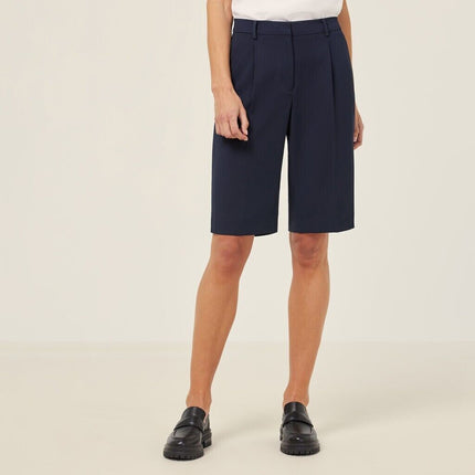 NNT Womens Crepe Lightweight Comfy Stretch Relaxed Knee Length Short CAT3YE-KarWorkwear