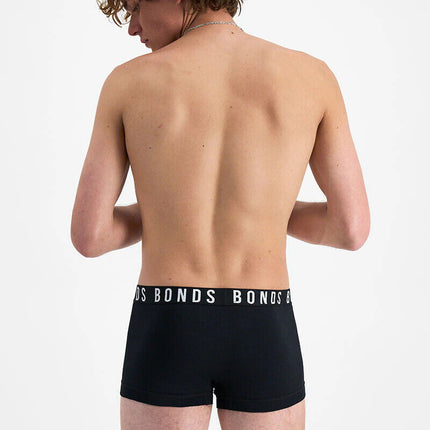Bonds Mens Icons Trunk Low Rise and Super Comfy Neutralise Odours 3 Pack MWCW3A-KarWorkwear
