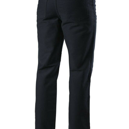 Mens Hard Yakka Jeans Moleskin Denim Cotton Work Heavy Duty Plain Front Y03876-KarWorkwear