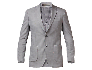 NNT Mens Half Lined 2 Button Linen Look Jacket Classic Fit Long Sleeve CATB94-KarWorkwear