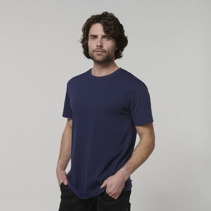 Hard Yakka Mens Cotton Breathable Crew Neck Short Sleeve Core Tee Y19251-KarWorkwear