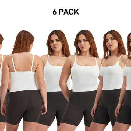 Bonds Womens Bases Seamless Singlet Buttery Smooth and Lightweight 6 Pack WR7Q-KarWorkwear