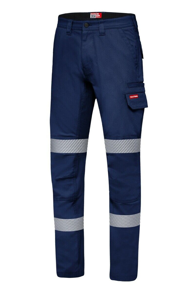 Hard Yakka Canvas Cargo Pant Tough Double Layer Knees Reflective Stretch Y02855-KarWorkwear