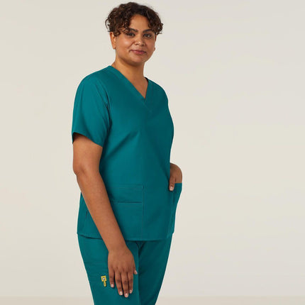 NNT Womens 2 Pack Wonderwink Origins V Neckline Comfy Scrub Top Bravo CATU66-KarWorkwear