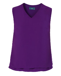 NNT Womens Discontinues Double Georgette V Neck Layrd BLS Short Sleeve CAT9XN-KarWorkwear