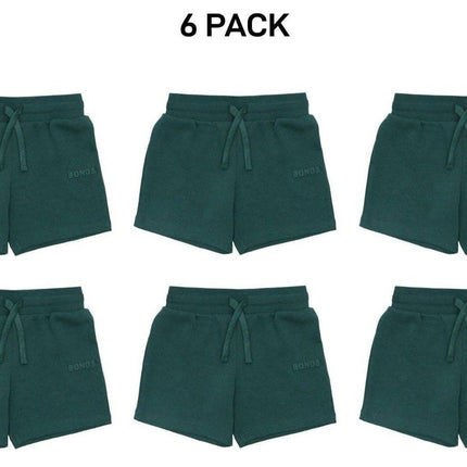 Bonds Kids Tech Sweats Short Lightweight Soft Rib Waistband Sporty 6 Pack KVQPK-KarWorkwear