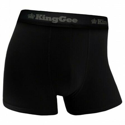 KingGee Mens Bamboo Work Trunk 3 Pack Superior Jocks Comfort Breathable K19005-KarWorkwear