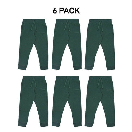 Bonds Kids Tech Sweats Trackie Pants Lightweight Warm Minimise Heat 6 Pack KVQRK-KarWorkwear