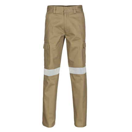 DNC Workwear Mens Cotton Drill Cargo Pants Hi-Vis Comfortable  Work 3319-KarWorkwear