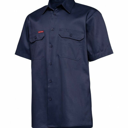 Mens Hard Yakka Core Light Weight Cool Drill Work Shirt Summer Tradie Y04625-KarWorkwear