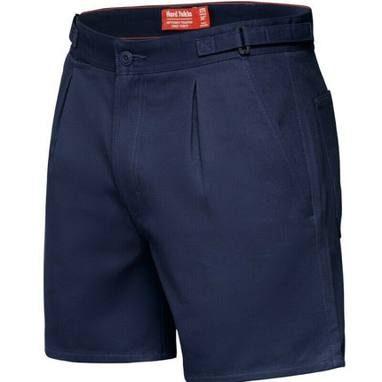 Hard Yakka Drill Short Side Tab Shorts Cotton Work Tough Trade Comfy Y05340-KarWorkwear