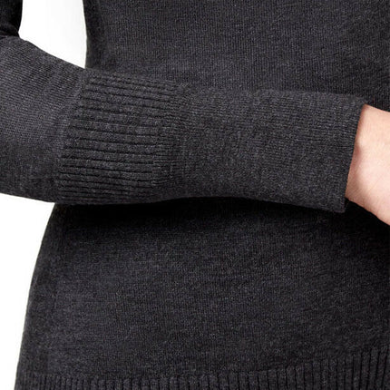 NNT Womens Pure Wool Long Length Business Cardigan Wide Neck Body Warmer CAT5B3-KarWorkwear