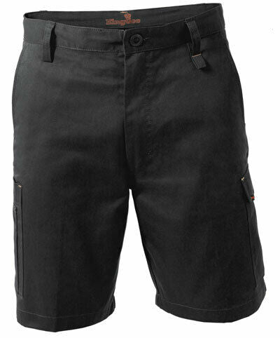 KingGee Mens Workcool 1 Shorts Workwear Modern Contoured Fit Cotton Comfy K17800-KarWorkwear