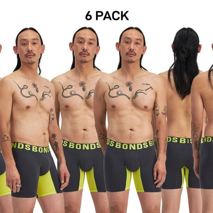 Bonds Mens Chafe Off Trunk Inner Thigh Panel Comfort & Friction Free 6 Pack MWB6-KarWorkwear