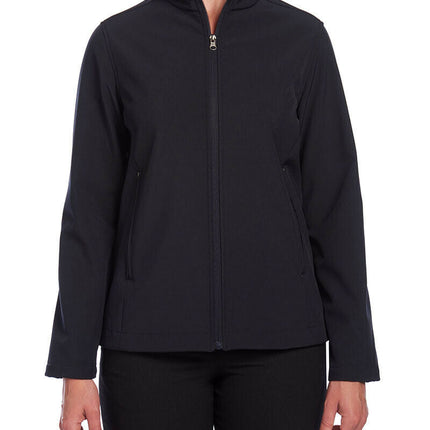 Womens NNT Warm Fleece Ladies Bonded Fleece Zip Jacket Black Navy CAT1ET-KarWorkwear