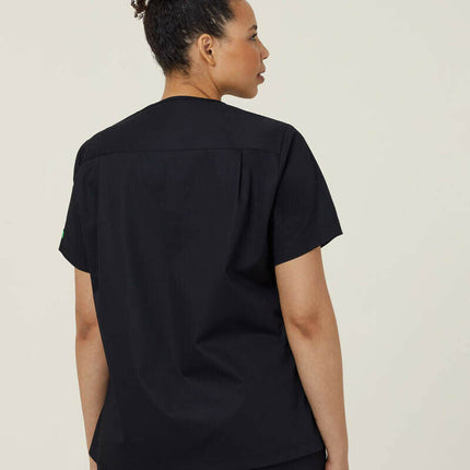NNT Uniform Womens Next Gen Antibacterial Florence Scrub Top V Neck Nurse CATULM-KarWorkwear